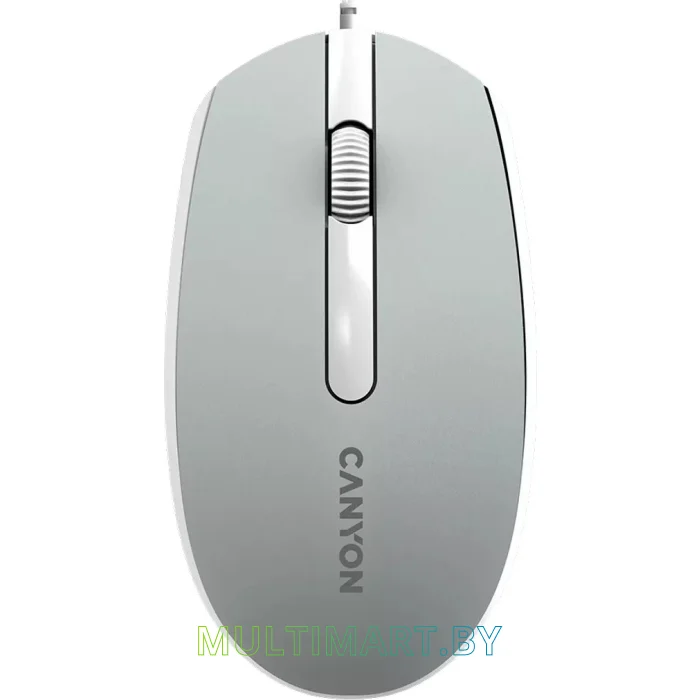 Мышь Canyon M-10 (серый/белый)
